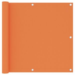 Balkónová zástěna 90 x 500 cm oxfordská látka Oranžová