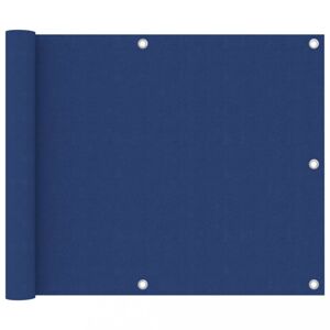 Balkónová zástěna 75 x 400 cm oxfordská látka Modrá
