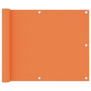 Balkónová zástěna 75 x 400 cm oxfordská látka Oranžová
