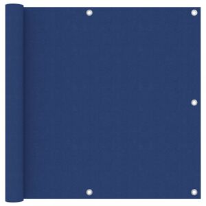 Balkónová zástěna 90 x 500 cm oxfordská látka Modrá