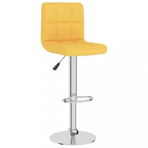 Barová židle látka Dekorhome Žlutá