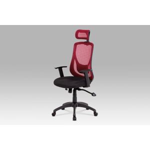 Kancelářská židle KA-A186 látka / plast Autronic Červená